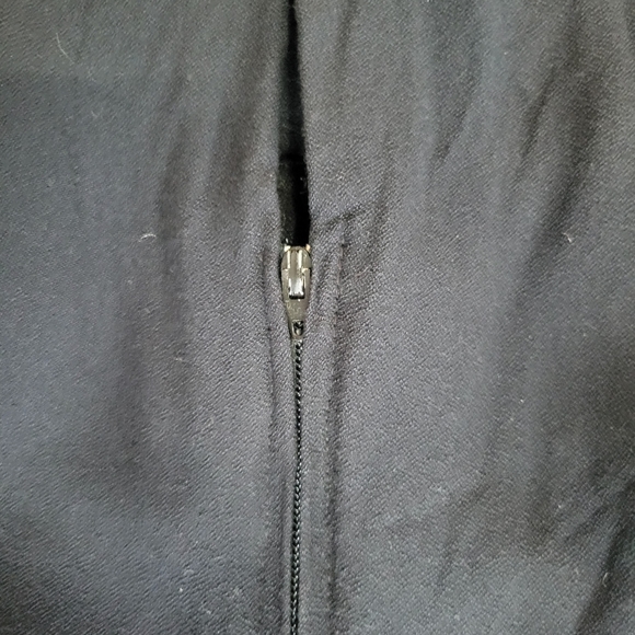 Vintage Rhinestone Collar Black Cocktail Dress | Santa Fe - Picture 8 of 9